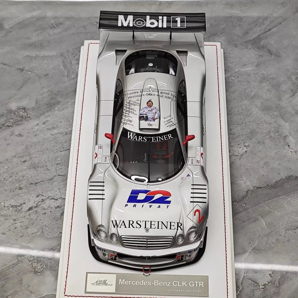 [IVY] 1:18 Mercedes-Benz 1997 CLK GTR #2 Model Car Resin / Closed Body