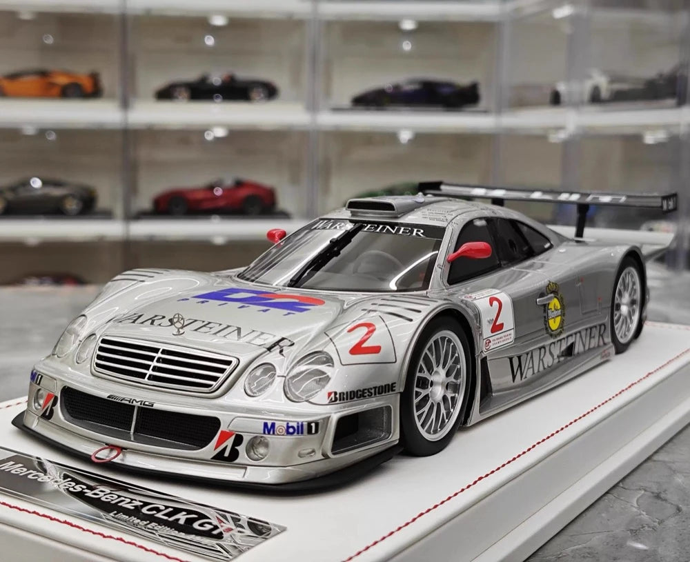 [IVY] 1:18 Mercedes-Benz 1997 CLK GTR #2 modellino di auto resina / Closed Body