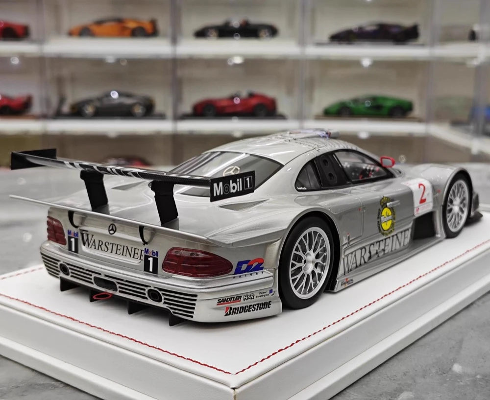 [IVY] 1:18 Mercedes-Benz 1997 CLK GTR #2 modellino di auto resina / Closed Body