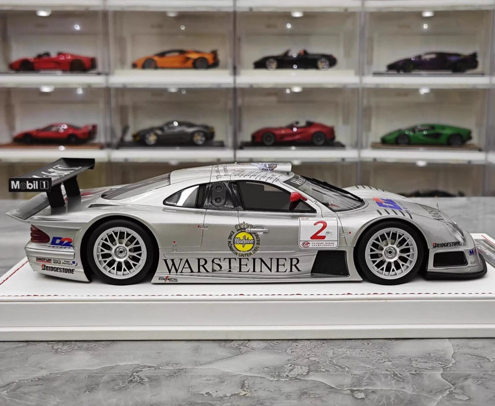[IVY] 1:18 Mercedes-Benz 1997 CLK GTR #2 Model Car Resin / Closed Body