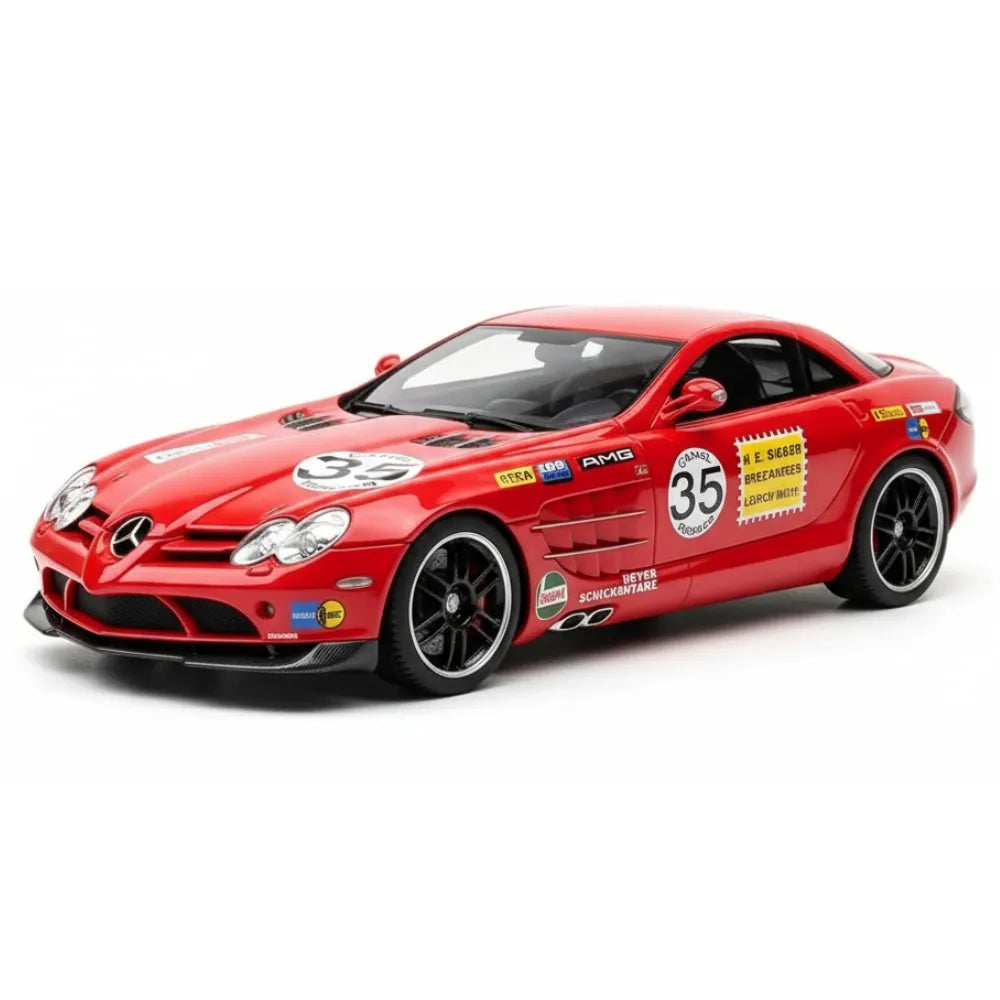 [IVY] 1:18 Mercedes-Benz 2006 SLR McLaren 722 Edition Red Model Car Resin