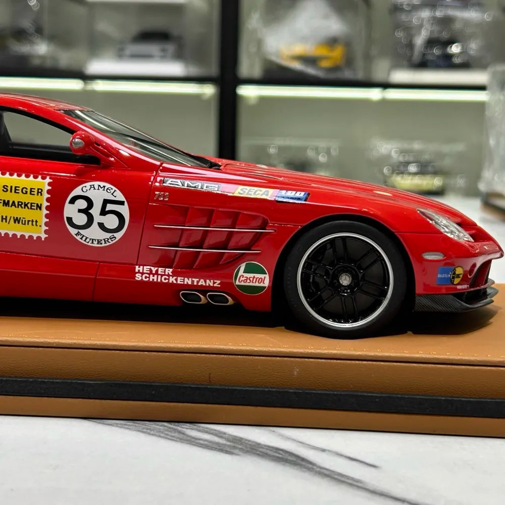 [IVY] 1:18 Mercedes-Benz 2006 SLR McLaren 722 Edition Red Model Car Resin