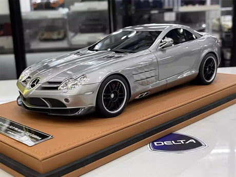 [IVY] 1:18 Mercedes-Benz 2006 SLR McLaren 722 Edition Silver Model Car Resin