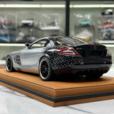[IVY] 1:18 Mercedes-Benz 2006 SLR McLaren 722 Edition Silver & Star Model Car Resin