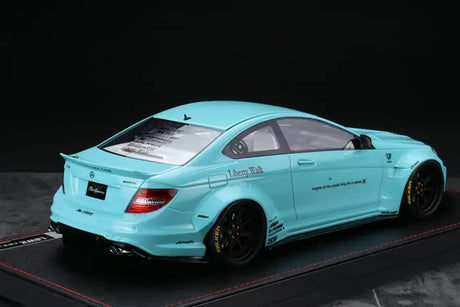 [IVY] 1:18 Mercedes-Benz 2013 C63 AMG W204 LBWK 507 Edition Tiffany Blue Resin