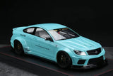 [IVY] 1:18 Mercedes-Benz 2013 C63 AMG W204 LBWK 507 edizione Tiffany blu resina