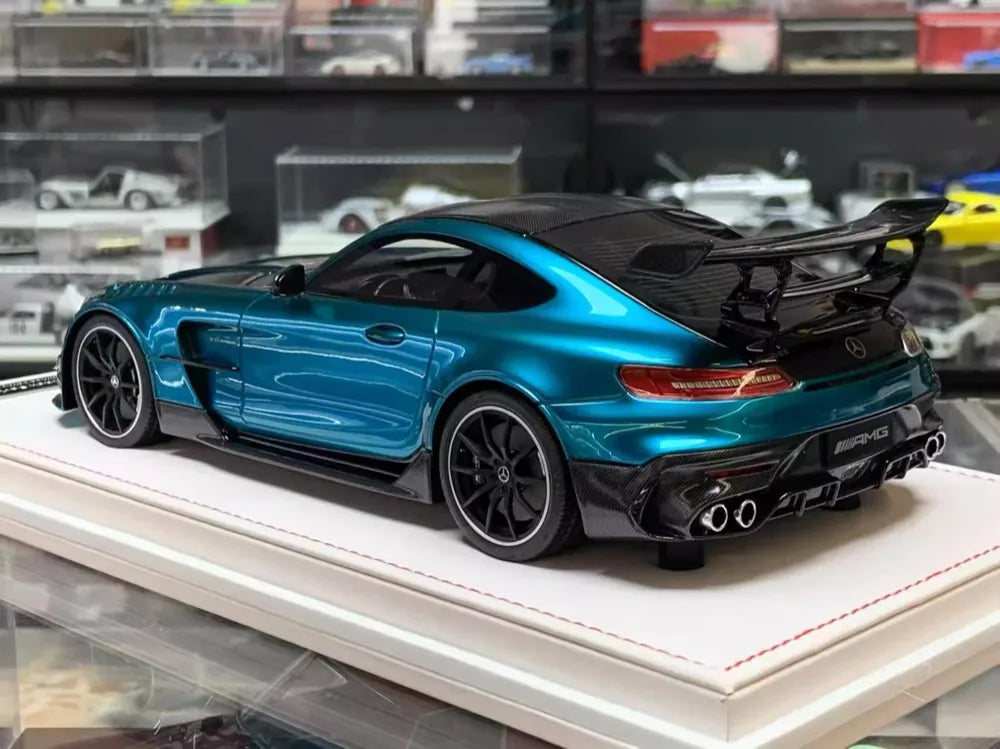 [IVY] 1:18 Mercedes-Benz 2021 AMG GT Black Series Blue Model Car Resin
