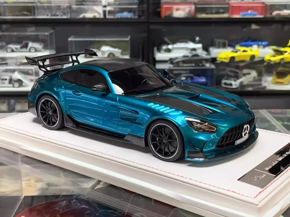 [IVY] 1:18 Mercedes-Benz 2021 AMG GT Black Series Blue Model Car Resin