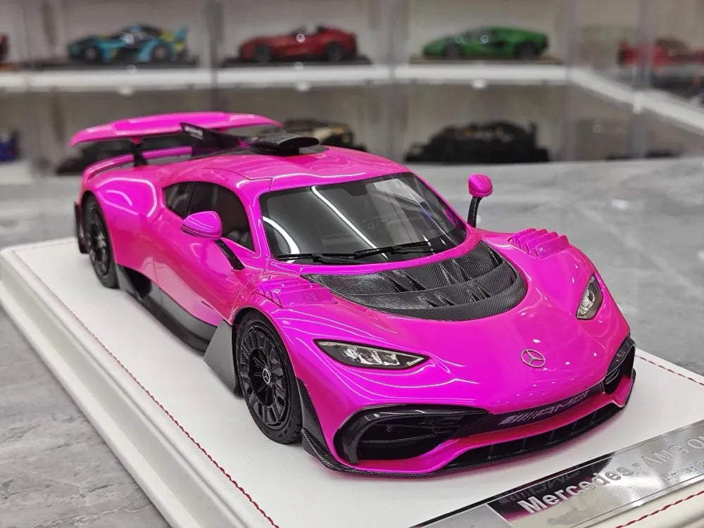 [IVY] 1:18 Mercedes-Benz 2022 AMG ONE Pink Model Car Resin