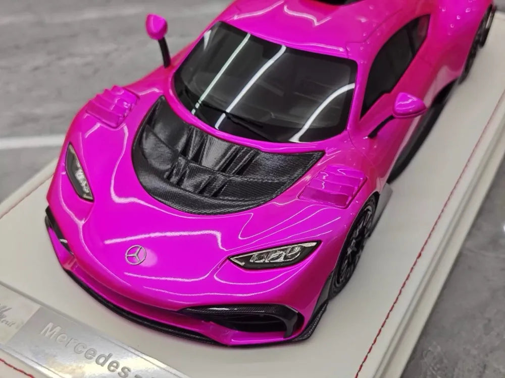 [IVY] 1:18 Mercedes-Benz 2022 AMG ONE Pink Model Car Resin