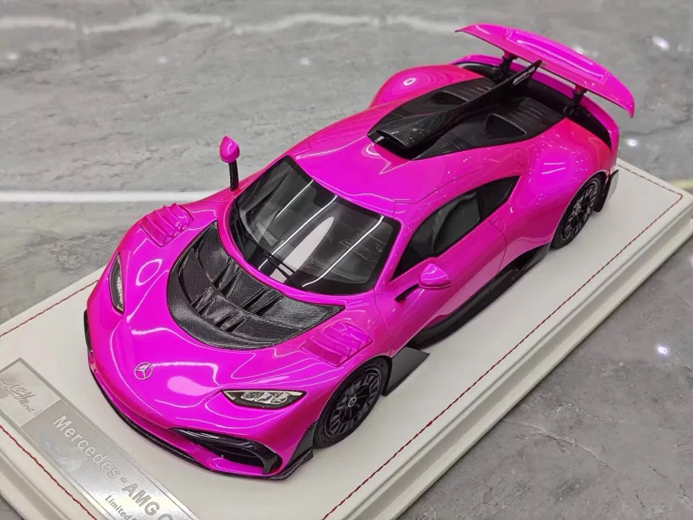 [IVY] 1:18 Mercedes-Benz 2022 AMG ONE Pink Model Car Resin