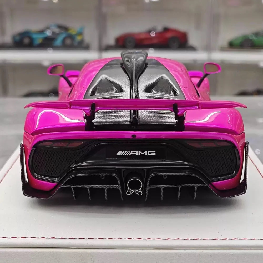 [IVY] 1:18 Mercedes-Benz 2022 AMG ONE Pink Model Car Resin