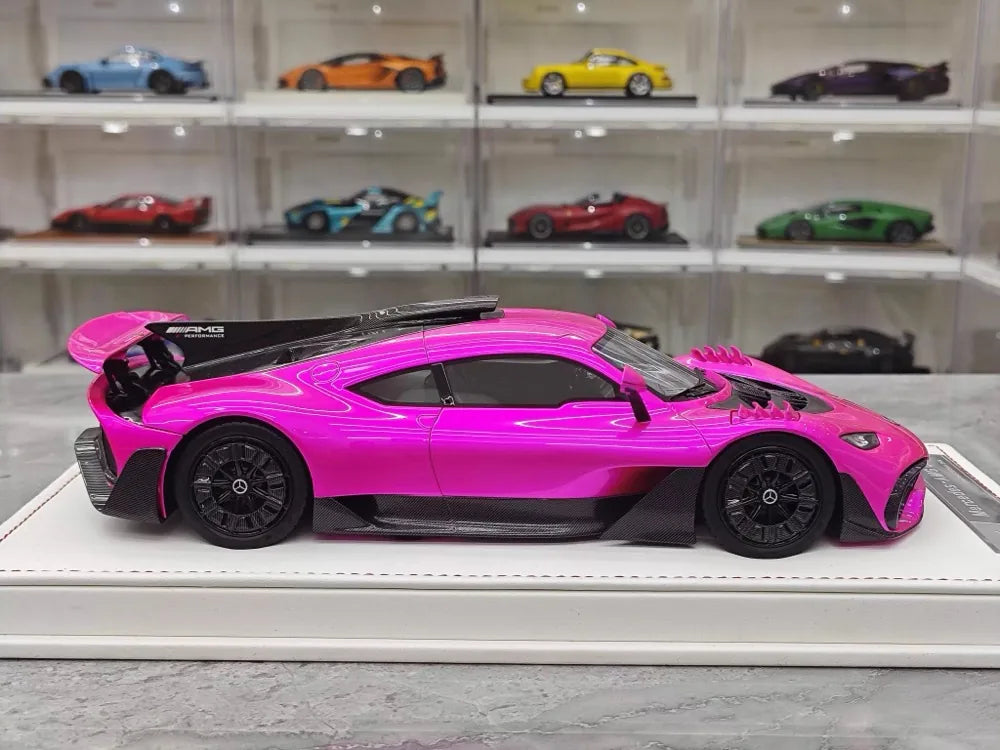[IVY] 1:18 Mercedes-Benz 2022 AMG ONE Pink Model Car Resin