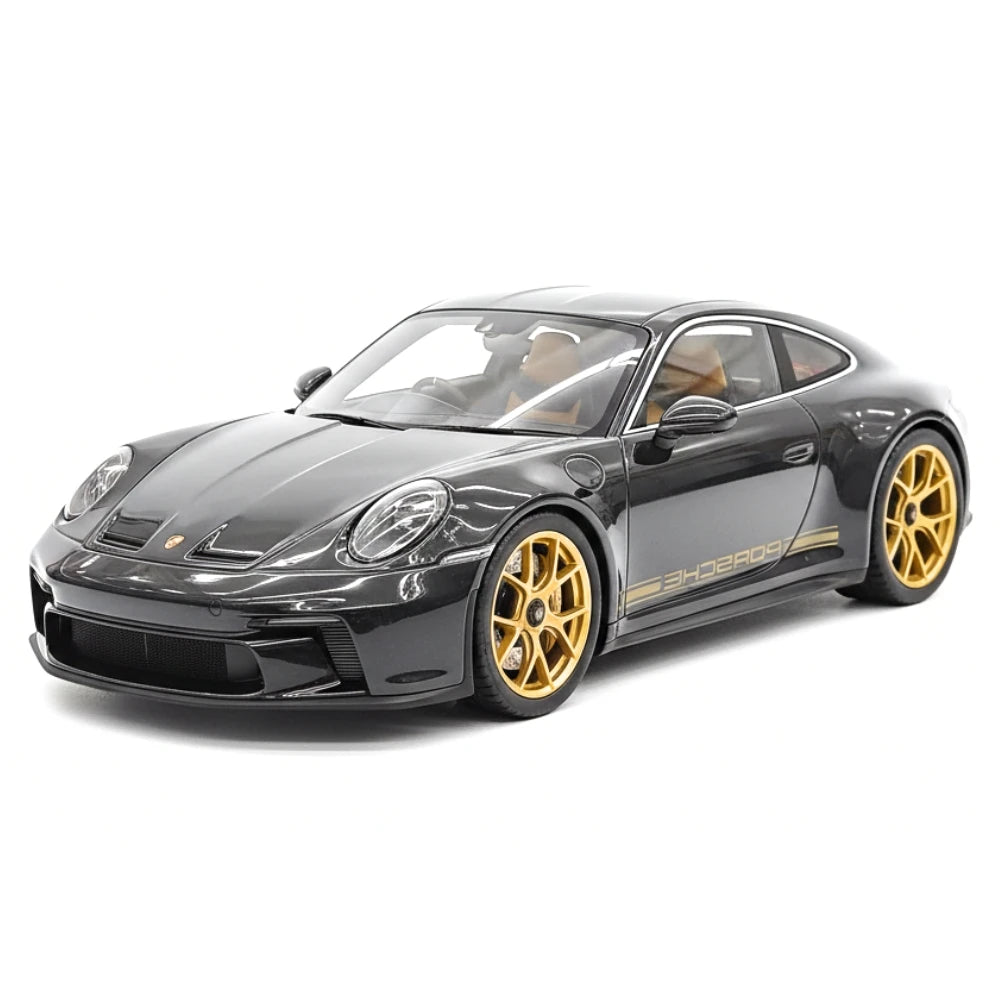 [IVY] 1:18 Porsche 2023 911 992 S/T Black Model Car Resin