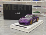 [IVY] 1:18 Porsche 2023 911 992 S/T Purple Model Car Resin