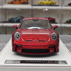 [IVY] 1:18 Porsche 2023 911 992 S/T Red Model Car Resin