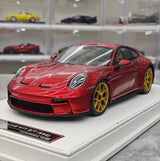 [IVY] 1:18 Porsche 2023 911 992 S/T Red Model Car Resin