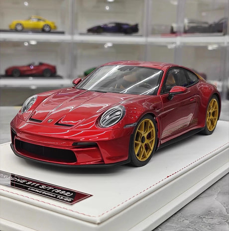 [IVY] 1:18 Porsche 2023 911 992 S/T Red Model Car Resin
