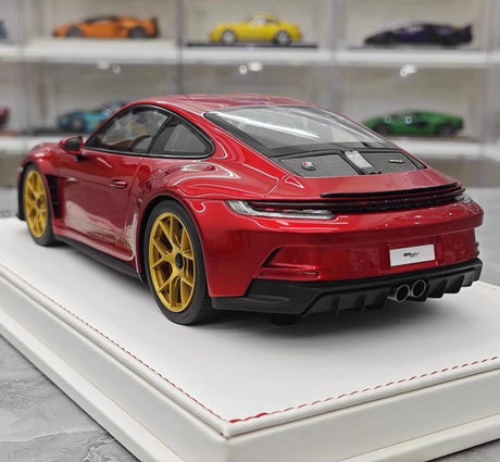 [IVY] 1:18 Porsche 2023 911 992 S/T Red Model Car Resin