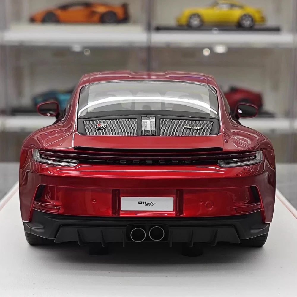 [IVY] 1:18 Porsche 2023 911 992 S/T Red Model Car Resin
