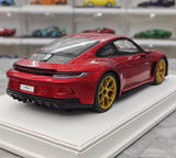 [IVY] 1:18 Porsche 2023 911 992 S/T Red Model Car Resin