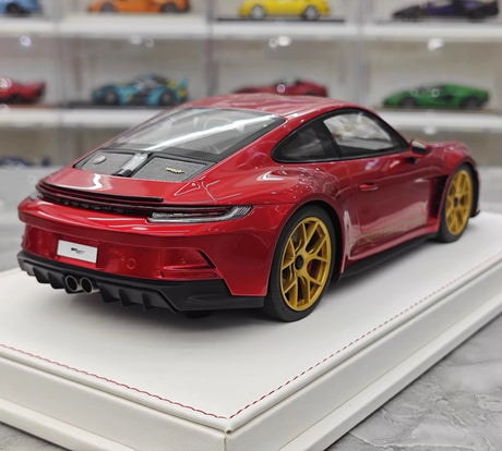 [IVY] 1:18 Porsche 2023 911 992 S/T Red Model Car Resin
