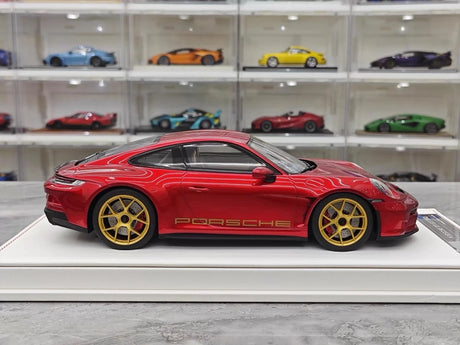 [IVY] 1:18 Porsche 2023 911 992 S/T Red Model Car Resin