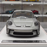 [IVY] 1:18 Porsche 2023 911 992 S/T silver modellbil harts