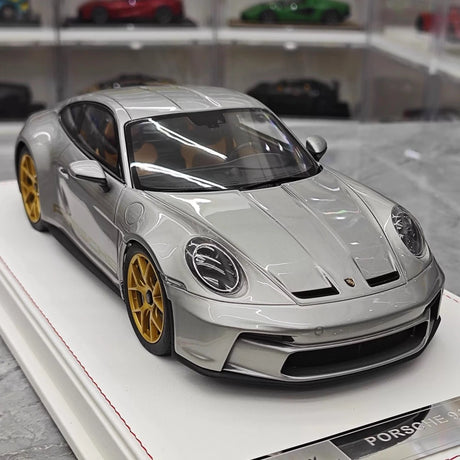 [IVY] 1:18 Porsche 2023 911 992 S/T Silver Model Car Resin
