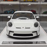 [IVY] 1:18 Porsche 2023 911 992 S/T White Model Car Resin