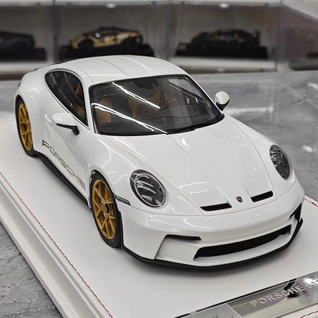 [IVY] 1:18 Porsche 2023 911 992 S/T White Model Car Resin
