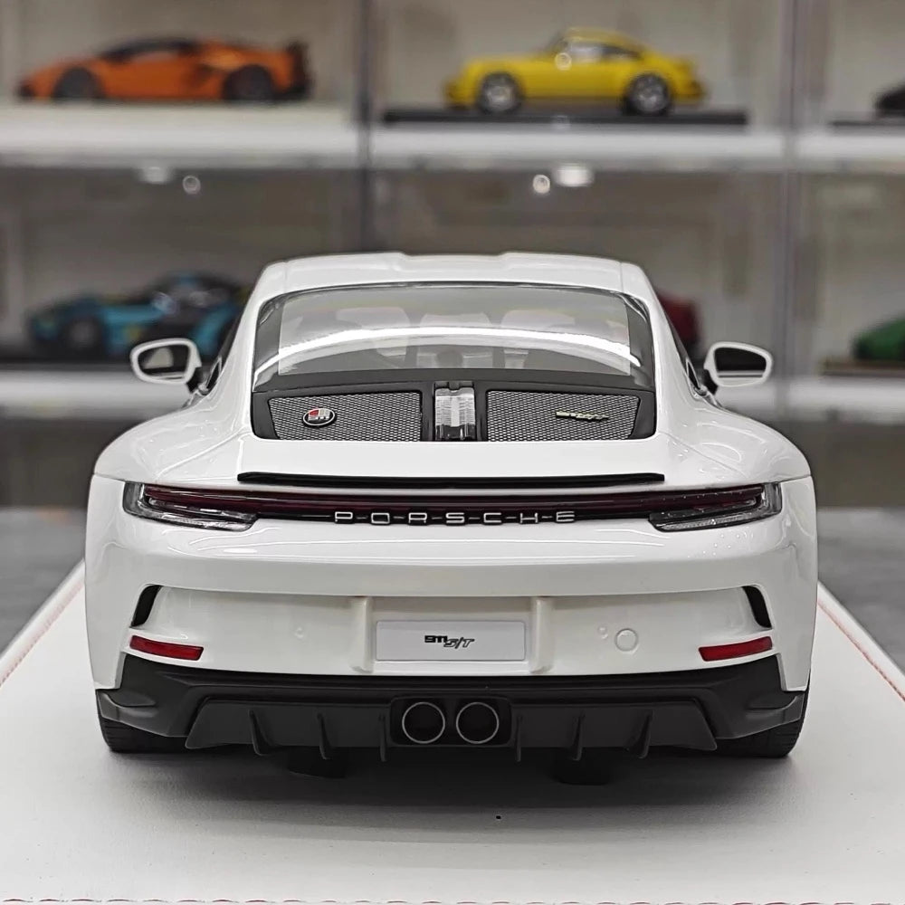 [IVY] 1:18 Porsche 2023 911 992 S/T White Model Car Resin
