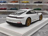 [IVY] 1:18 Porsche 2023 911 992 S/T White Model Car Resin