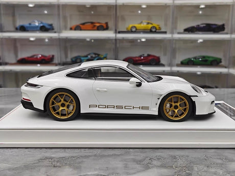 [IVY] 1:18 Porsche 2023 911 992 S/T White Model Car Resin