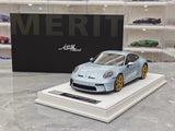 [IVY] 1:18 Porsche 2023 911 992 S/T Ice Blue Model Car Resin