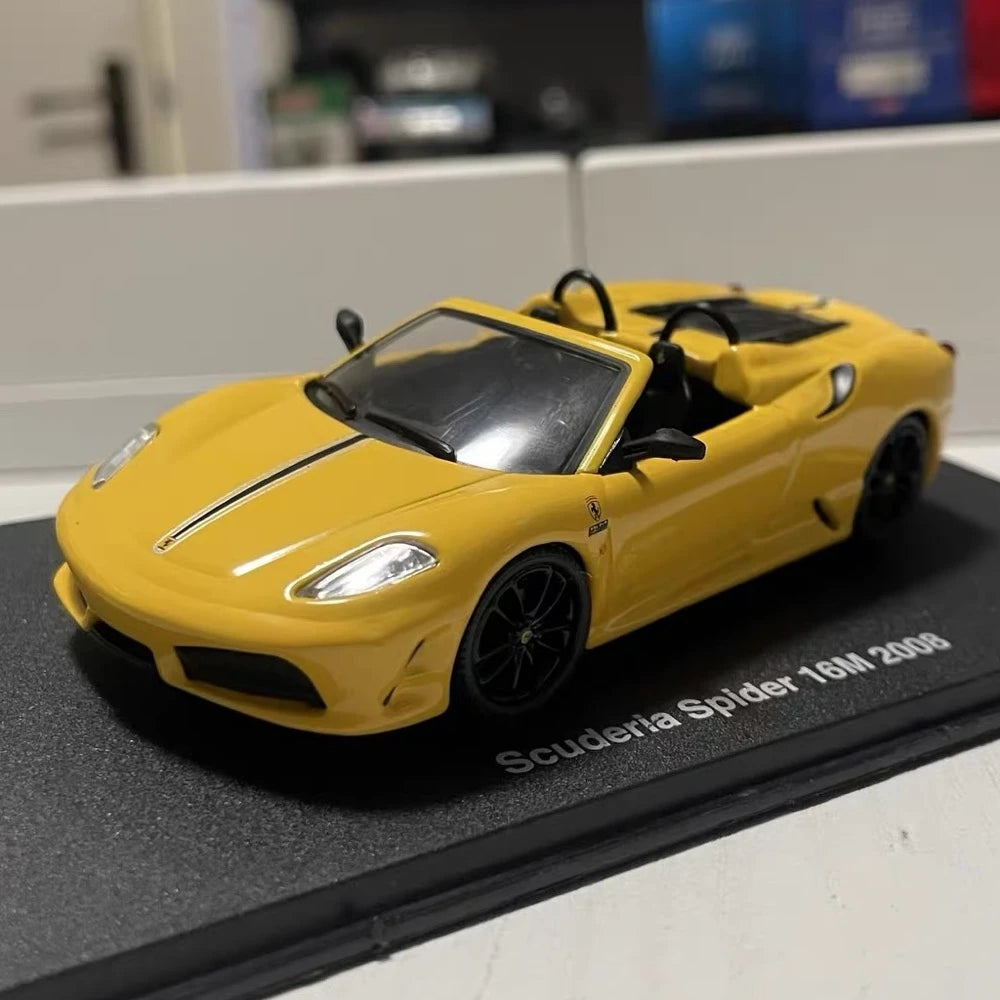 [IXO] 1:43 Ferrari 2008 430 Scuderia Spider 16M Yellow Model Car Die-Cast