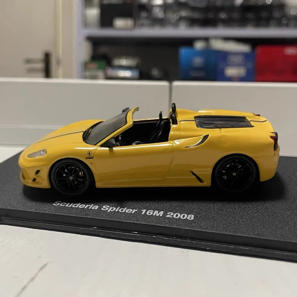 [IXO] 1:43 Ferrari 2008 430 Scuderia Spider 16M Yellow Model Car Die-Cast