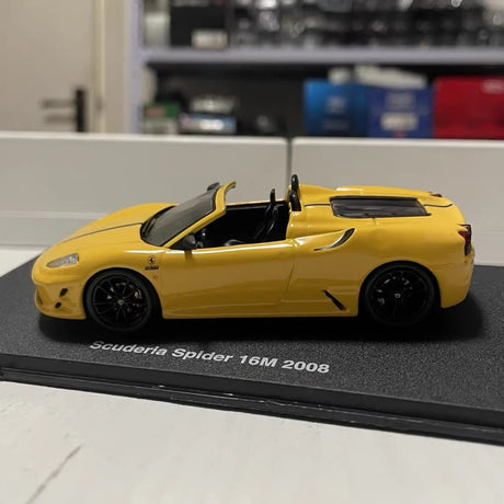 [IXO] 1:43 Ferrari 2008 430 Scuderia Spider 16M Yellow Model Car Die-Cast