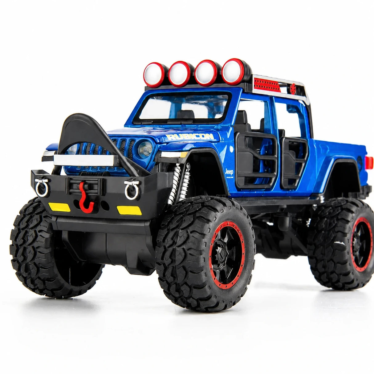 Jeep 2018 Wrangler terräng blå 1:32 – pressgjuten visningsmodell