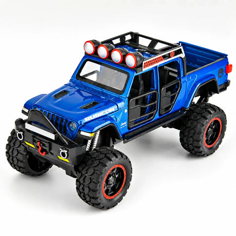 Jeep 2018 Wrangler terräng blå 1:32 – pressgjuten visningsmodell