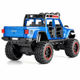 Jeep 2018 Wrangler terräng blå 1:32 – pressgjuten visningsmodell