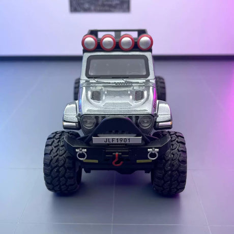 Jeep 2018 Wrangler terräng grå 1:32 – pressgjuten visningsmodell