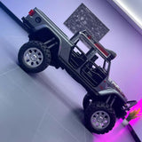 Jeep 2018 Wrangler terräng grå 1:32 – pressgjuten visningsmodell