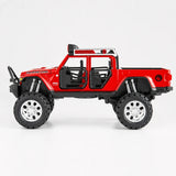 Jeep 2018 Wrangler terräng röd 1:32 – pressgjuten visningsmodell