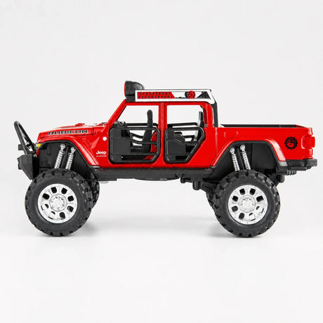 Jeep 2018 Wrangler terräng röd 1:32 – pressgjuten visningsmodell