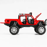 Jeep 2018 Wrangler terräng röd 1:32 – pressgjuten visningsmodell