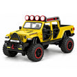 Jeep 2018 Wrangler terräng gul 1:32 – pressgjuten visningsmodell