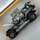 Jeep 2018 Wrangler Rubicon grijs 1:24 – diecast displaymodel