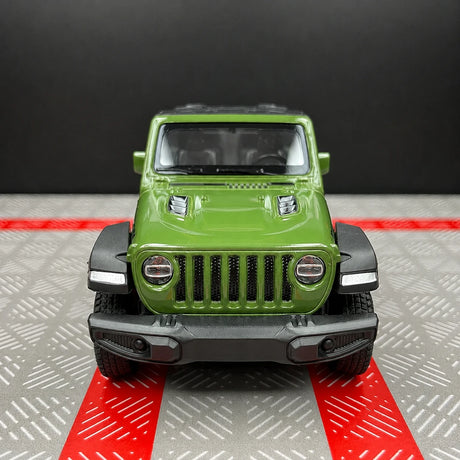 Jeep 2018 Wrangler Rubicon 1:36 الأخضر – نموذج عرض مصبوب، مصبوب،