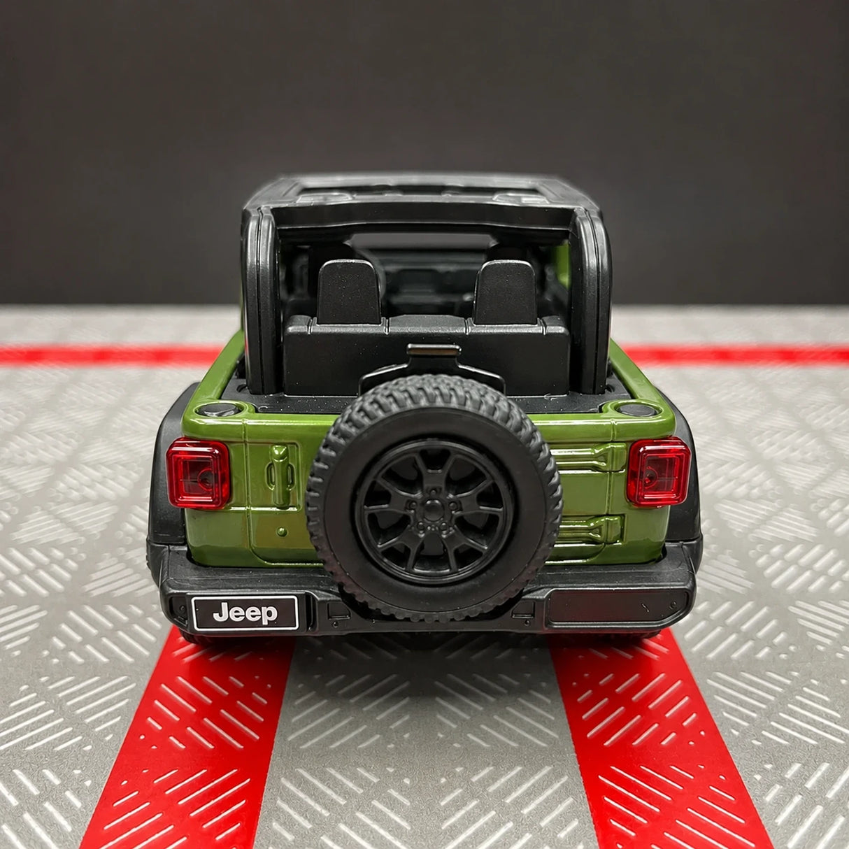 Jeep 2018 Wrangler Rubicon 그린 1:36 – 다이캐스트 디스플레이 모델 다이캐스트